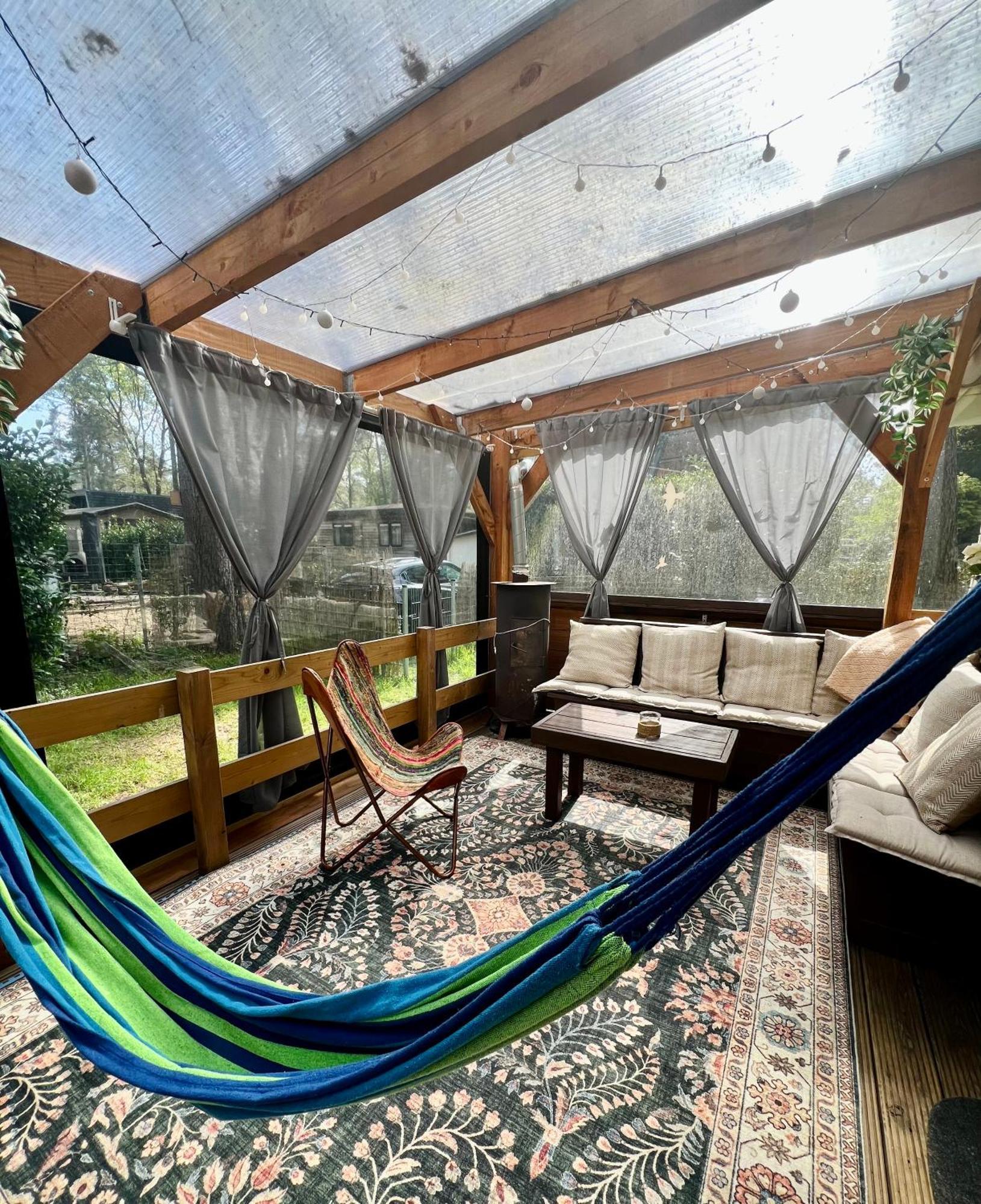 Cosy Chalet Veluwe With A Spacious Garden And Veranda Doornspijk Kültér fotó